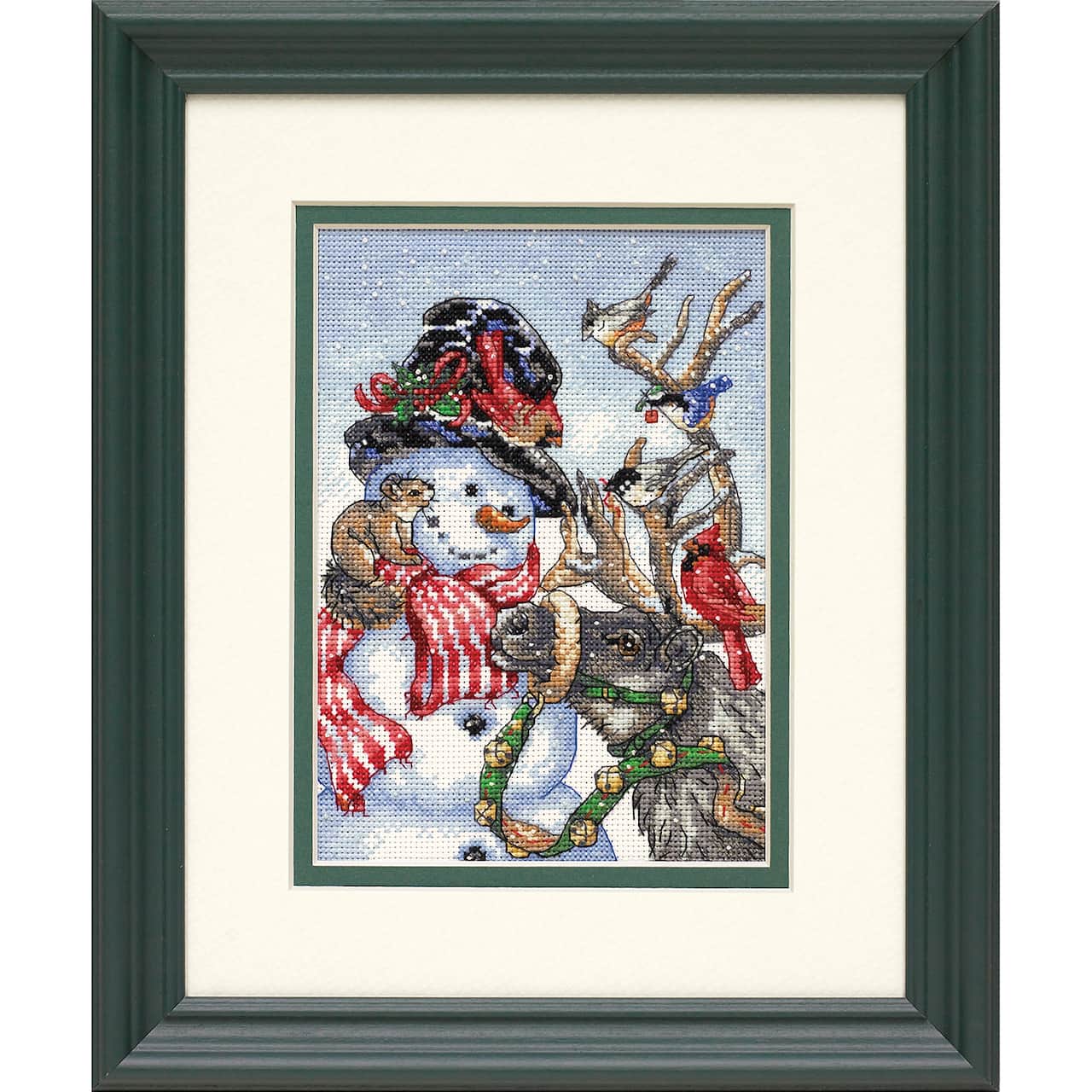 Dimensions&#xAE; Snowman &#x26; Reindeer Counted Cross Stitch Kit
